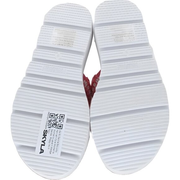 Gentle Souls by Kenneth Cole Lavern Wedge Sandal Poppy Multi - Women's US 6 - Picture 6 of 6